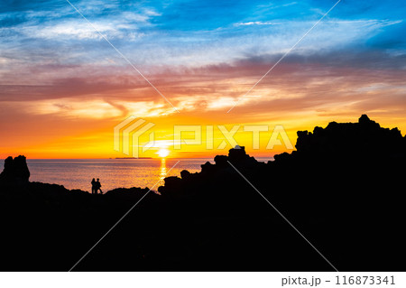 十六羅漢岩・夕景 十六羅漢岩・夕景 116873341