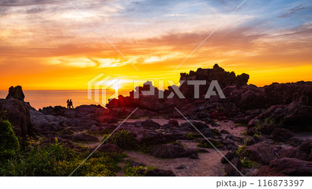 十六羅漢岩・夕景 116873397