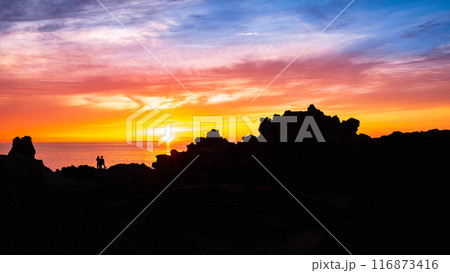 十六羅漢岩・夕景 116873416