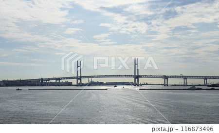 大桟橋からみた横浜港 大桟橋からみた横浜港 116873496