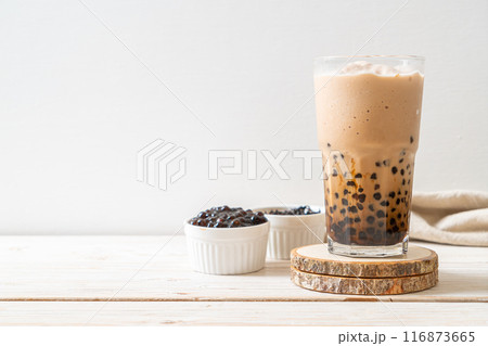 Taiwan milk tea with bubbles Taiwan milk tea with bubbles 116873665