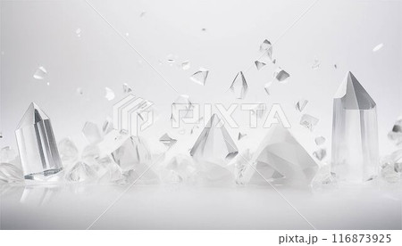 水晶　クリスタル　破壊　石英　鉱物　鉱石　結晶　イメージ 116873925