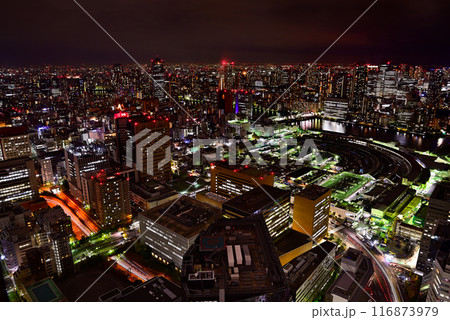 大都会の東京の夜景 116873979