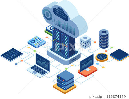Isometric Cloud Based Solution with Data Center Connectivity 116874159