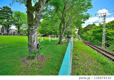 愛知県新城市　三河国「長篠城」と鳥居強右衛門　磔の場 116874310