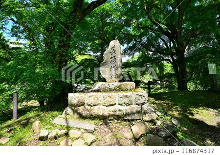 愛知県新城市　三河国「長篠城」と鳥居強右衛門　磔の場 116874317