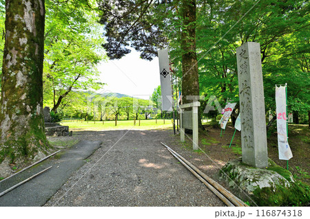 愛知県新城市 三河国「長篠城」と鳥居強右衛門 磔の場 愛知県新城市 三河国「長篠城」と鳥居強右衛門 磔の場 116874318
