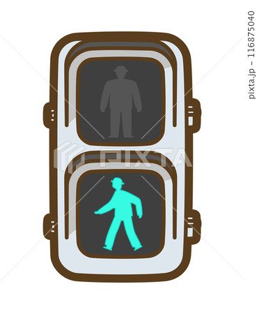 LED式歩行者用信号機（青信号） 116875040