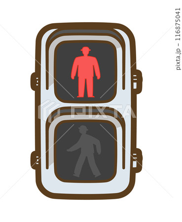 LED式歩行者用信号機（赤信号） 116875041