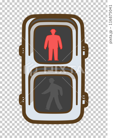 LED式歩行者用信号機（赤信号） 116875041