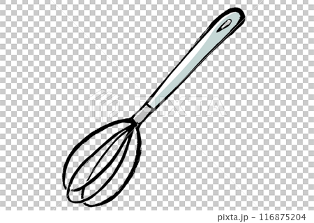 筆タッチのホイッパーのイラスト 116875204