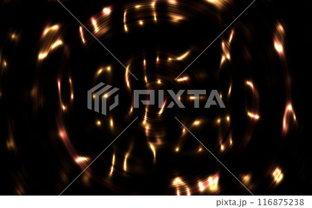 3d patterns of flames surface abstract background. gold color liquid wave texture, 3d illustration render 116875238