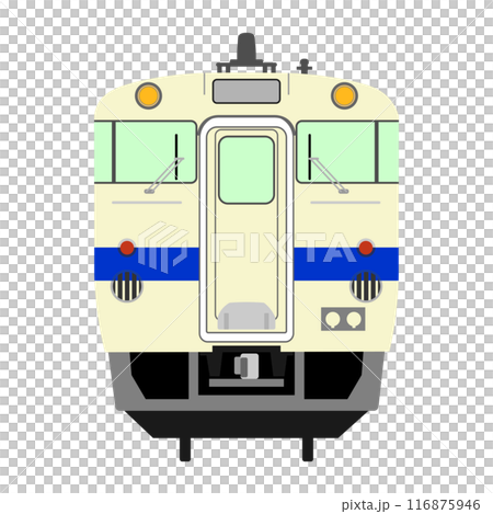 キハ40 JR九州色のイラスト キハ40 JR九州色のイラスト 116875946