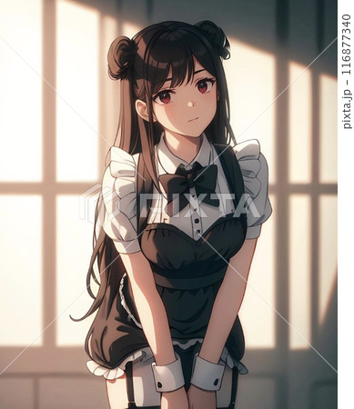 セーラー服の可愛い女の子 116877340