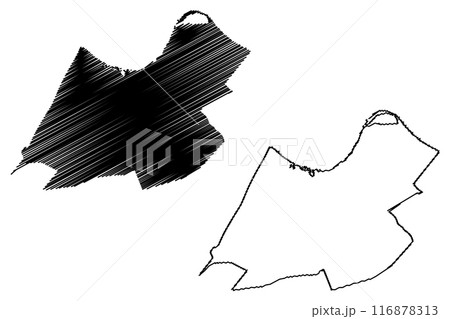 Culemborg city and municipality (Kingdom of the Netherlands, Holland, Gelderland or Guelders province) map vector illustration, scribble sketch Culemborg map Culemborg city and municipality (Kingdom of the Netherlands, Holland, Gelderland or Guelders province) map vector illustration, scribble sketch Culemborg map 116878313
