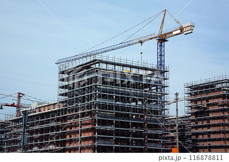 Large building under construction 116878811