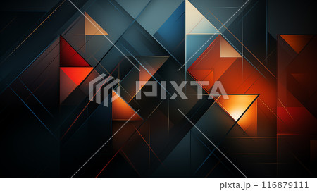 Geometric precision defines these Textured...のイラスト素材 [116879111] - PIXTA
