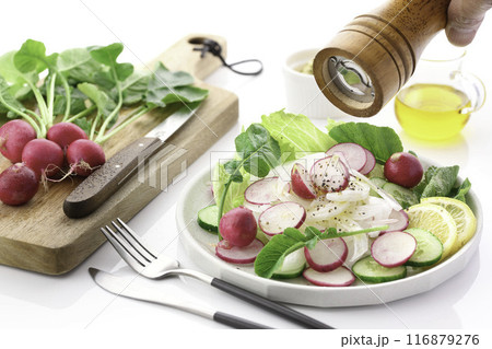 ラディッシュ 野菜サラダ 116879276