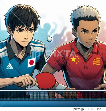 オリンピク 卓球  男子シングル 対戦前イメージ 116883540