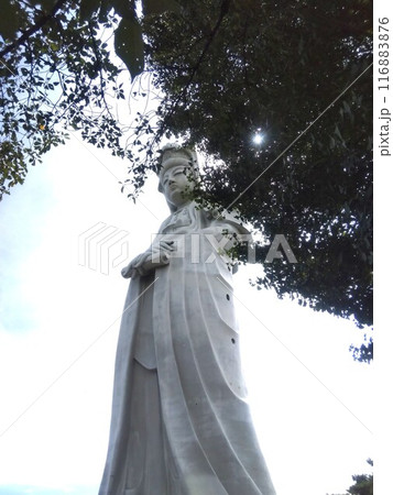 空を仰ぐ観音様 空を仰ぐ観音様 116883876