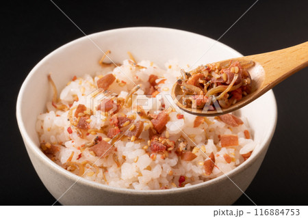 カリカリ梅 しらすご飯 カリカリ梅 しらすご飯 116884753