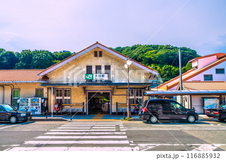 日本の大磯都市景観　7月。JR大磯駅などを望む＝令和6年7月22日 116885932