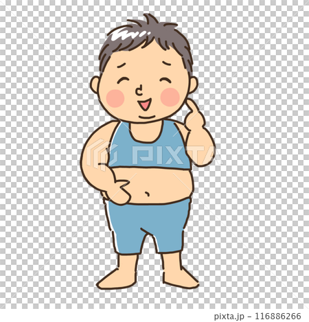 Chubby people 116886266