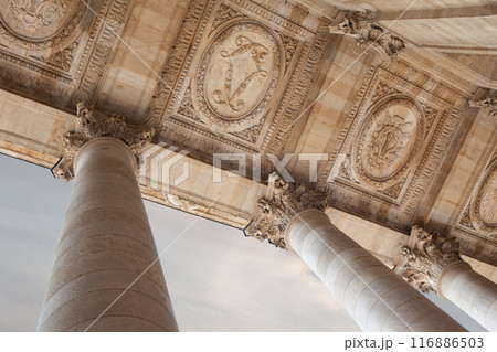 Details of the stone ceiling of the Bordeaux Opera 116886503