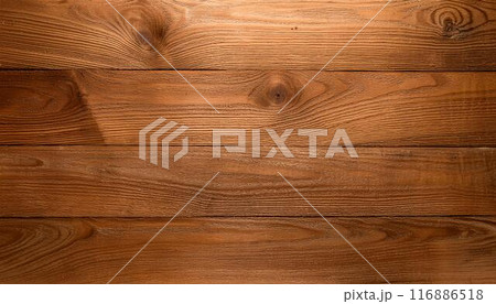 温かみのある木製ボードの背景素材2 116886518