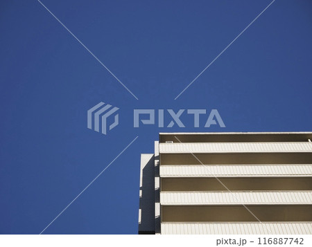 集合住宅と空 集合住宅と空 116887742