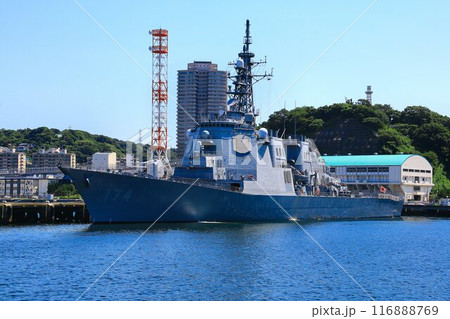 日本の海と空を護る盾…イージス護衛艦きりしま 116888769
