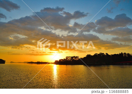 松島の夜明け（宮城県） 116888885