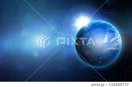 宇宙から見た地球 宇宙から見た地球 116889717