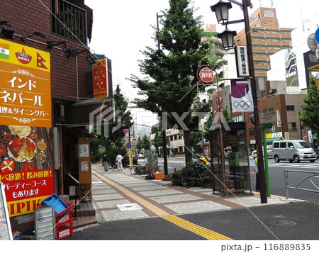 東京・両国の国技館通り 東京・両国の国技館通り 116889835