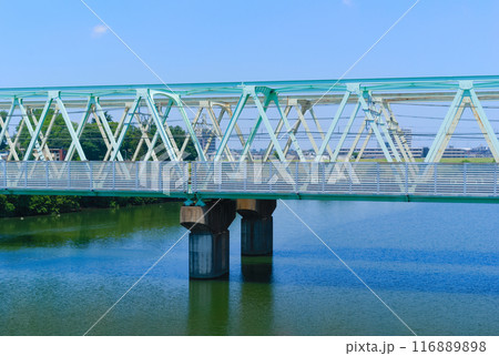 千葉県松戸市江戸川にかかる陸橋2024年7月 千葉県松戸市江戸川にかかる陸橋2024年7月 116889898