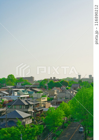 【大阪府】4月・北千里駅前周辺の街風景 【大阪府】4月・北千里駅前周辺の街風景 116890212