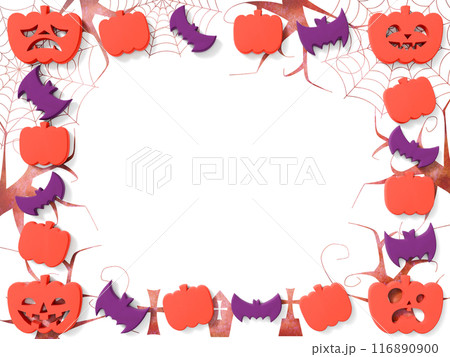 ハロウィン3DCGフレーム 116890900
