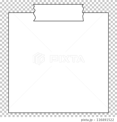 メモ用紙 メモ用紙 116891522
