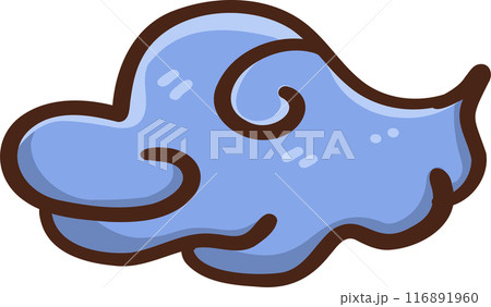 Blue Cloud Illustration 116891960