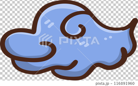 Blue Cloud Illustration 116891960