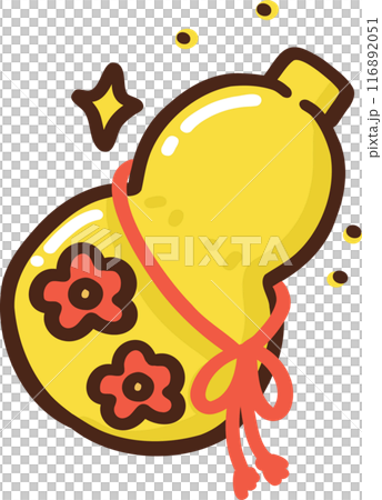 Japanese lucky gourd 116892051