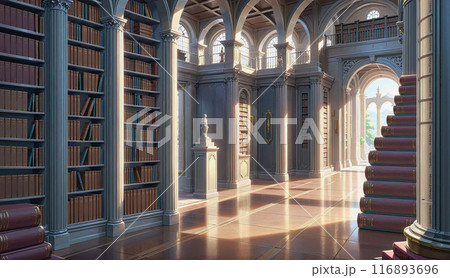「ヨーロッパの神殿　由緒ある書庫」 116893696
