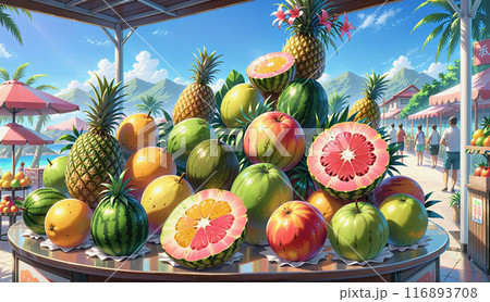 「南国果物屋台」 「南国果物屋台」 116893708