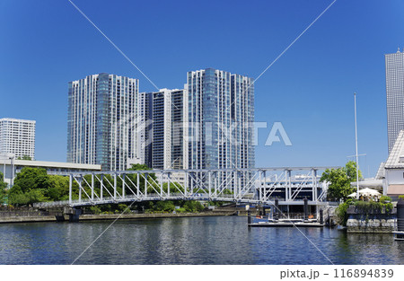 東京ウォーターフロント　天王洲アイル　天王洲運河の風景 116894839