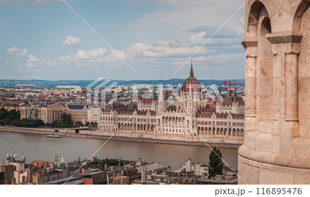 Fisherman's Bastion in Budapest city, Hungary Fisherman's Bastion in Budapest city, Hungary 116895476