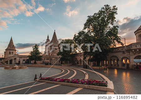 Fisherman's Bastion in Budapest city, Hungary Fisherman's Bastion in Budapest city, Hungary 116895482