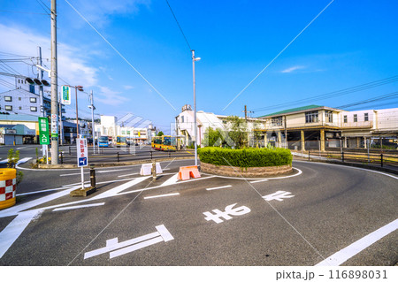 日本の大磯都市景観　7月。JR東海道本線　二宮駅などを望む＝令和6年7月22日 116898031