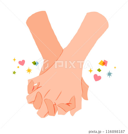 手繋ぎ / ボディパーツ / 恋人繋ぎ 116898187