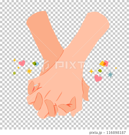 手繋ぎ / ボディパーツ / 恋人繋ぎ 116898187