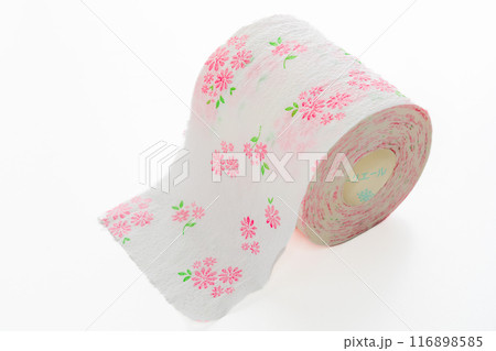 花柄のトイレットペーパー 花柄のトイレットペーパー 116898585